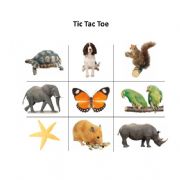 English Worksheet: Animal tic tac toe