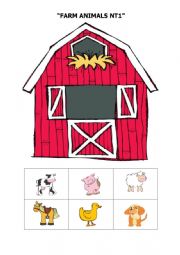 English Worksheet: FARM ANIMALS