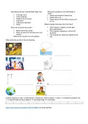 English Worksheet: One piece opening 