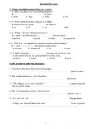 English worksheet: Structure