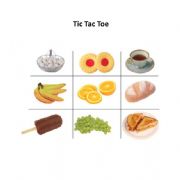 English Worksheet: Food - tic tac toe