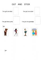 English Worksheet: Family Members
