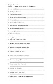 worksheet past simple