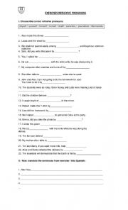 English Worksheet: Reflexive pronouns