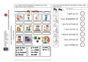 English Worksheet: Simple present