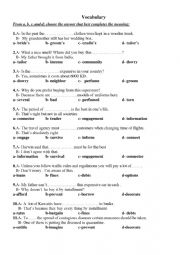 English Worksheet: Language Functions