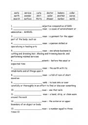 Spelling Words Definitions Grade 4 Week 15