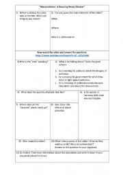 English Worksheet: WORKSHEET 