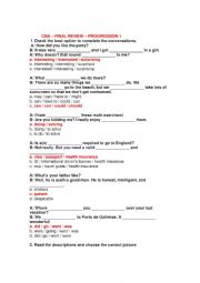 English Worksheet: reviewn cna