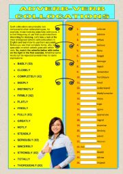 ADVERB-VERB COLLOCATIONS