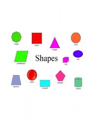 English Worksheet: TUGAS SHAPE