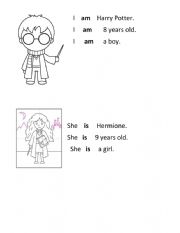 English Worksheet: Verb to be