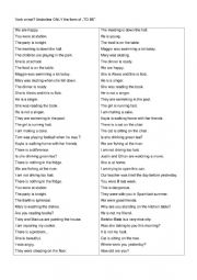 English Worksheet: TO BE