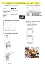 countable uncountable nouns + an-an-some-any + (wider world unit 2 extra practice)