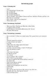 English Worksheet: Introducing someone