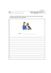 English Worksheet: STORY WRITING
