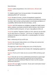 English Worksheet: Scenario 