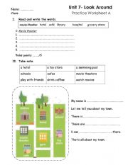 English Worksheet: Direction