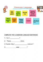 Classroom Language