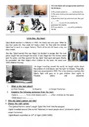 human rights reading comprehension esl worksheet by lagmidi