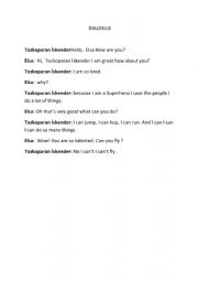 English Worksheet: ability what can you do?