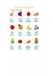 English Worksheet: Vocabulary review