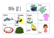 English worksheet: SH Sound  ʃː Part 1