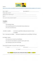 English Worksheet: Everybody hates Chris - part-time jobs