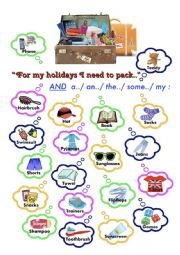 Holidays Speaking Practice Game