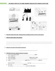 English Worksheet: Basic steps in the winemaking process with present passive structure