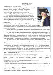 English Worksheet: READING PRACTICE 1