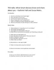 TED talks: What Smart devices know and share about you  Kashimir Hall and Surya Mattu