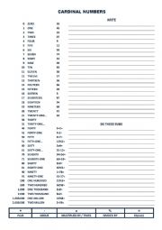 English Worksheet: Do these Sums
