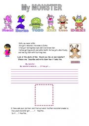 English Worksheet: Face