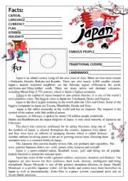 English Worksheet: Japan