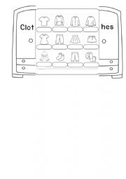 English Worksheet: Clothes