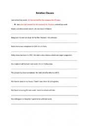 Relative Clauses