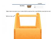 English Worksheet: Toolbox for carpenters