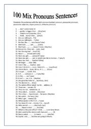 mixed pronouns