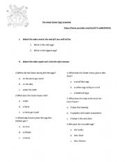 English Worksheet: The Great Easter Egg Scramble