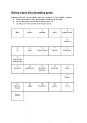 English Worksheet: Talking about jobs