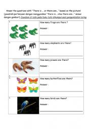 English Worksheet: animal