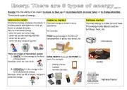 English Worksheet: ENERGY