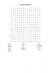 Easter Word Search