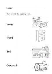 English Worksheet: Wood
