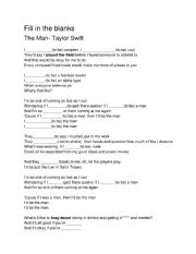 The Man- Taylor Swift - 2nd Conditional