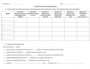 Interview Activity Using Present Perfect Tense