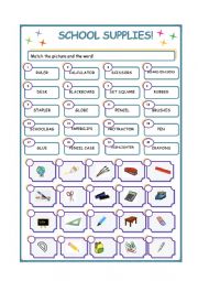 SCHOOL SUPPLIES 