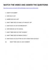 English Worksheet: family