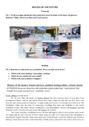 English Worksheet: Houses of the future